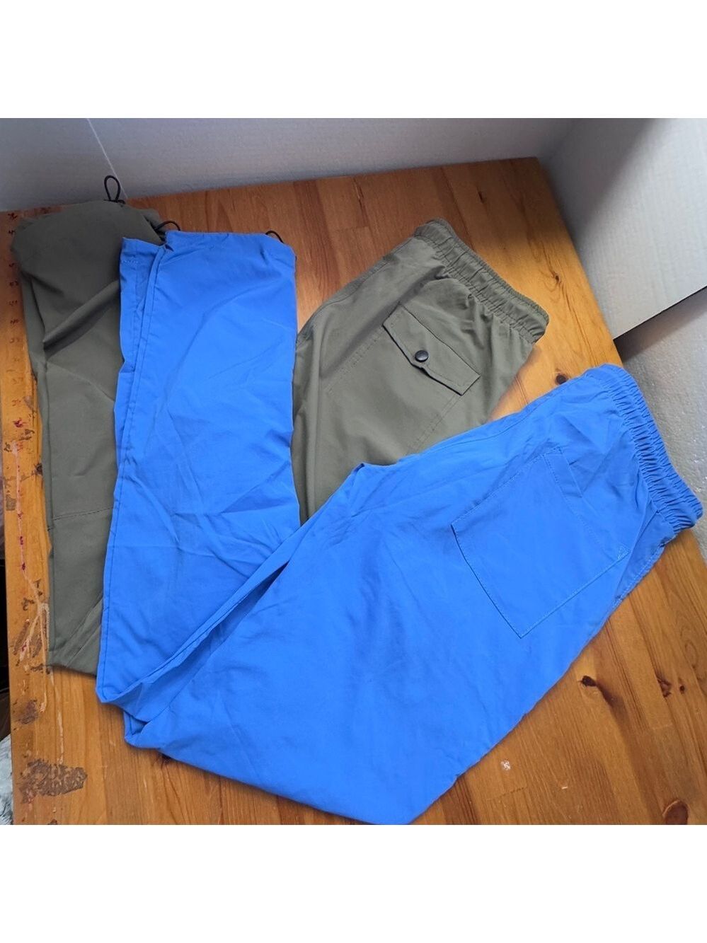 Forever 21 cargo pants bundle size large olive and blue